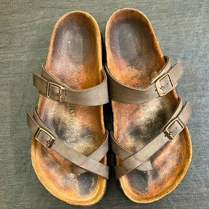Birkenstock Mayari Size 37 Birkibuc Stone